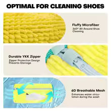 Reusable Shoe Cleaning Bags – Washer & Dryer Safe