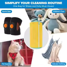 Reusable Shoe Cleaning Bags – Washer & Dryer Safe